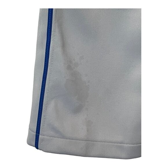 Mizuno Gray And Royal‎ Blue Piped Pro Performance Straight Leg Baseball Pants S - Picture 6 of 10